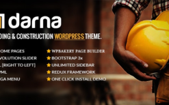 Darna v1.4.0 Building & Construction WordPress Theme #