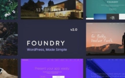 Foundry (v2.1.9) Multipurpose, Multi-Concept WP Theme