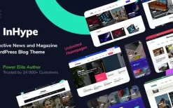 InHype (v1.5.2) Blog & Magazine WordPress Theme