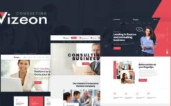 Vizeon v1.1.7 Business Consulting WordPress Themes