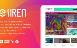 Siren (v2.2.6) News Magazine Elementor WordPress Theme