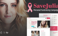 Save Julia v1.0.10 Donation & Fundraising Charity WordPress Theme