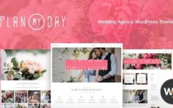 Plan My Day (v1.1.14) Wedding Event Planning Agency WordPress Theme