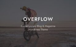 Overflow v1.6.0 Contemporary Blog & Magazine WordPress Theme