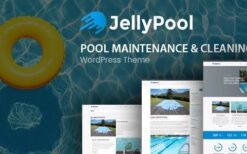 JellyPool (v1.6) Pool Maintenance & Cleaning WordPress Theme