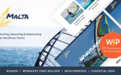Malta (v1.3.2) Windsurfing, Kitesurfing & Wakesurfing Center WP Theme