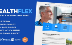 HEALTHFLEX v2.7.5 Doctor Medical Clinic & Health WordPress Theme