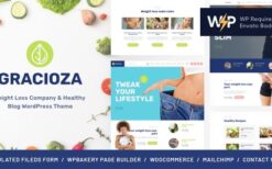 Gracioza (v1.0.14) Weight Loss Company & Healthy Blog WordPress Theme
