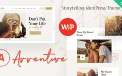 Avventure (v1.1.12) Personal Travel & Lifestyle Blog WordPress Theme