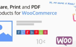 Share, Print and PDF Products for WooCommerce v3.1.1