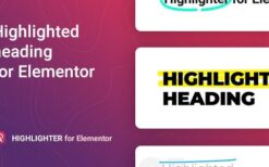 Highlighter v1.0.4 – Highlighted heading for Elementor