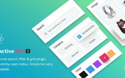 Reactive Search Pro (v5.0.1) Advanced WordPress Search Filter Map & Grid