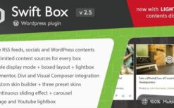 Swift Box v2.10.0 WordPress Contents Slider and Viewer