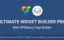 Ultimate Widget Builder Pro (v1.3) with WPBakery Page Builder