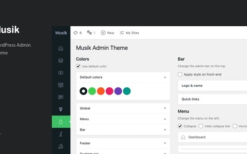 Musik (v3.2) WordPress Admin Theme