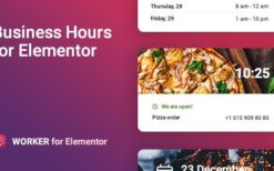 Worker v1.0.8 – Business hours widget for Elementor