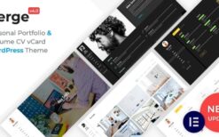 Kerge (v4.1.4) Resume CV vCard WordPress Theme