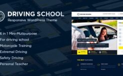 Driving School (v1.4.9) WordPress Theme