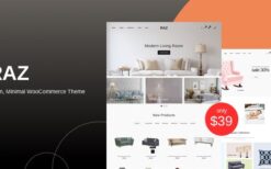 Raz (v1.2.7) Clean, Minimal WooCommerce Theme