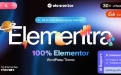 Elementra (v1.0.9) 100% Elementor WordPress Theme (**)