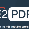 E2Pdf – Export To Pdf Tool for WordPress Unlimited v1.23.24