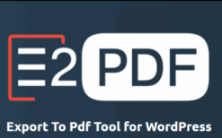 E2Pdf – Export To Pdf Tool for WordPress Unlimited v1.23.24