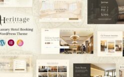 Herittage (v1.1.0) Hotel Booking WordPress Theme