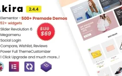 Akira Elementor v2.4.7.5 Multipurpose Prestashop v1.7-v8x