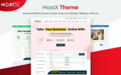 HostX WHMCS Theme v2.2.3