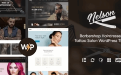 Nelson (v1.5.0) Barbershop Hairdresser & Tattoo Salon WordPress Theme