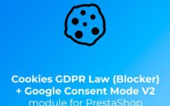 Cookies GDPR Law (Blocker) v1.8.0 + Google Consent Mode V2 PrestaShop