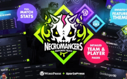 Necromancers (v1.6.0) eSports & Gaming Team WordPress Theme