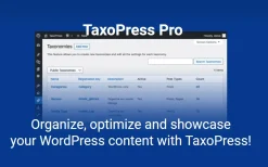 TaxoPress Pro (v3.42.0) the WordPress Taxonomy, Category and Tag Plugin