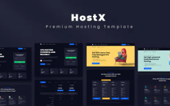 HostX (Sep 22, 2023) – Premium Hosting Template Download