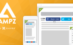 AMPZ Extended (v5.0.1) Social Buttons for Joomla