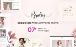 Bridey (v1.7.4) Bridal Store WooCommerce WordPress Theme