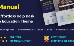 Manual (v7.5.4) Documentation, Knowledge Base & Education WordPress Theme