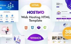Hostiko (15 May 2025) Hosting HTML & WHMCS Template With Isometric Design