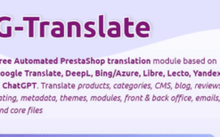 G-Translate module v1.2.5 Translate entire PrestaShop easily!