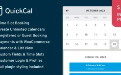 QuickCal (v1.0.16) Appointment Booking Calendar for WordPress