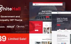 White Hall (v1.5) Municipal and Government WordPress Theme