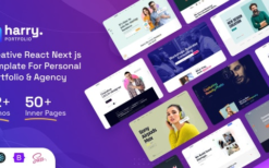 Harry (v2.0.0) – Personal Portfolio & Agency React Next js Template