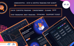 CredCrypto v3.1.2 HYIP Investment and Trading Script