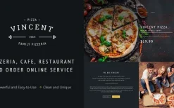 Vincent (v43.1) Restaurant WordPress Theme