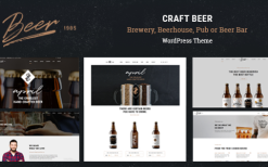 Craft Beer (v1.5.3) Brewery & Pub WordPress Theme