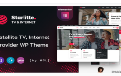Starlitte v1.0.9 TV & Internet Provider WordPress Theme