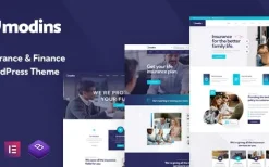 Modins (v1.2.1) Insurance & Finance WordPress Theme