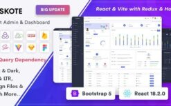 v4.3.0 Skote React Admin & Dashboard Template + Sketch