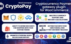 CryptoPay WooCommerce v2.4.6 Cryptocurrency Payment Plugin
