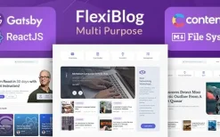 FlexiBlog v4.0 React Gatsby Multipurpose Blog Theme